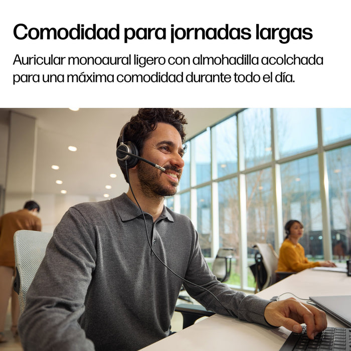 EAN 0199764365583 - HP Poly Mission 615 Monaural USB Wired Headset (Bulk) Alámbrico Diadema Oficina/Centro de llamadas USB Ty imagen 6