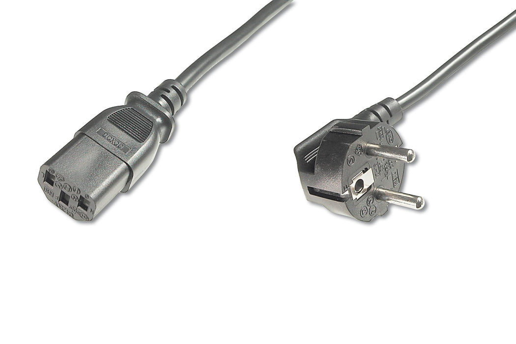 EAN 4016032311713 - Digitus AK-440100-018-S cable de transmisión Negro 1,8 m CEE7/7 IEC C13 imagen 1