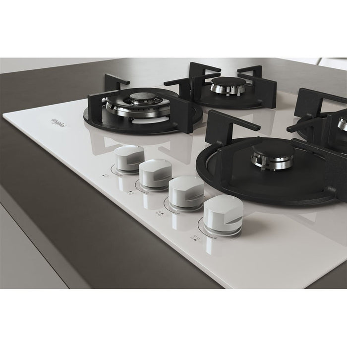 EAN 8003437605567 - Whirlpool AKT 625/WH Negro, Blanco Integrado 60 cm Encimera de gas 4 zona(s) imagen 10