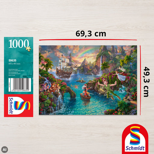 EAN 4001504596354 - Schmidt® Spiele Disney Peter Pan Puzzle rompecabezas 1000 pieza(s) Dibujos imagen 2