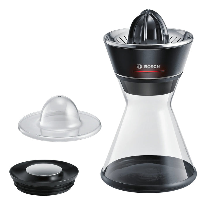 EAN 4242002996776 - Bosch MCP72GPB prensasde cítricos Plástico, Acero inoxidable Negro, Transparente imagen 1