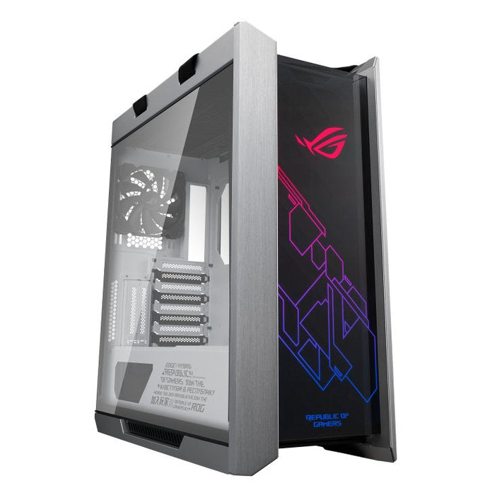 Caja Pc Asus Rog Strix Helios Gx601 Caja Asus Rog Strix Helios Gx601,Atx Mid Tower,Rgb Vidrio Templado,Aluminio,2x2.5"/3.5"+4x2.5",Fan 3x140mm+1x140mm,1xusb3.1 (Tipo C)+4usb3.1+Audio+Micro (Blanco)