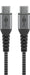 EAN 4040849493010 - Goobay 49301 cable USB USB 2.0 0,5 m USB C Negro, Gris imagen 1