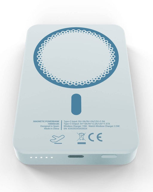 EAN 8432426500802 - Energy Sistem Magnetic Powerbank 10000 mAh Cargador inalámbrico Azul imagen 2