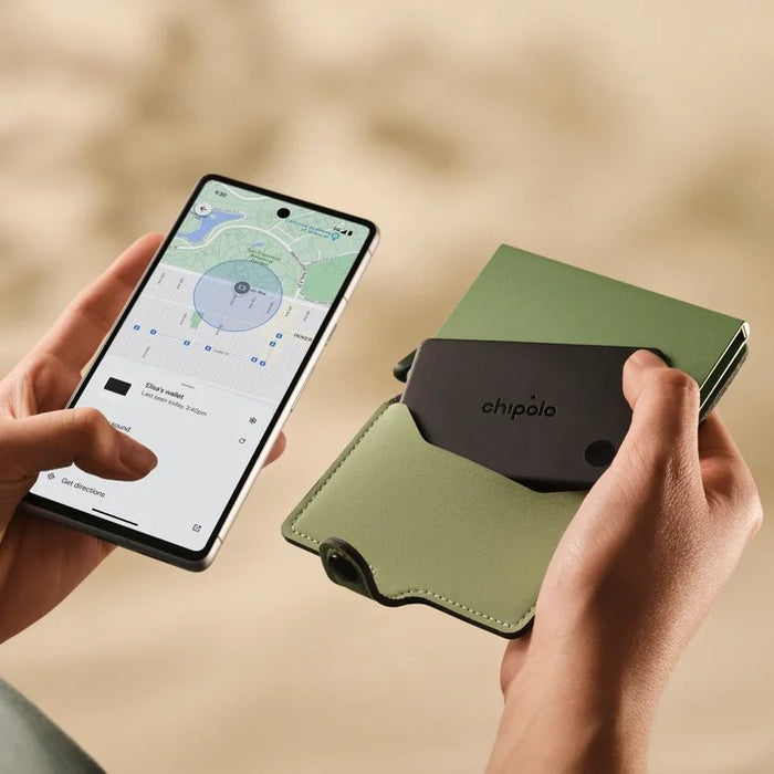 Chipolo Loop & Card Bundle  Rechargeable Trackers Compatible With Apple Find My On Iphone