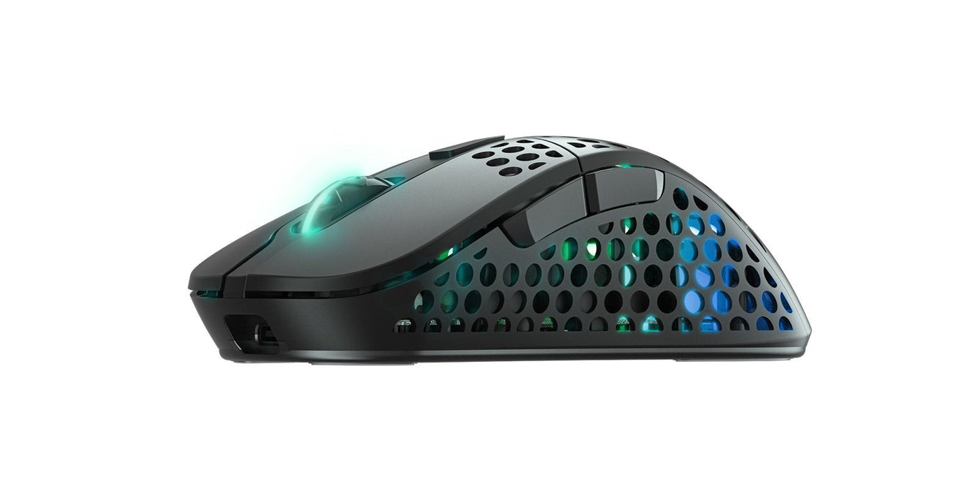 Xtrfy M4 Rgb Ratón Ergonómico Óptico Inalámbrico 2.4 Ghz Receptor Inalámbrico Usb Negro