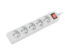 EAN 5901969415513 - Lanberg PS1-05E-0300-W base múltiple 3 m 5 salidas AC Interior / exterior Blanco imagen 3