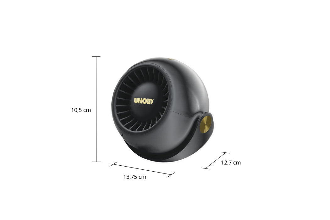 86675 Breezy Bowl Akku-Ventilator Sw 6w 3 Geschwindigkeitsstufen Ø9cm