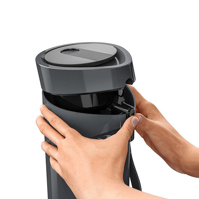 Jarra De Vacío Con Bomba Emsa Ponza 1,9 Litros Antracita, Comfort Press 515706