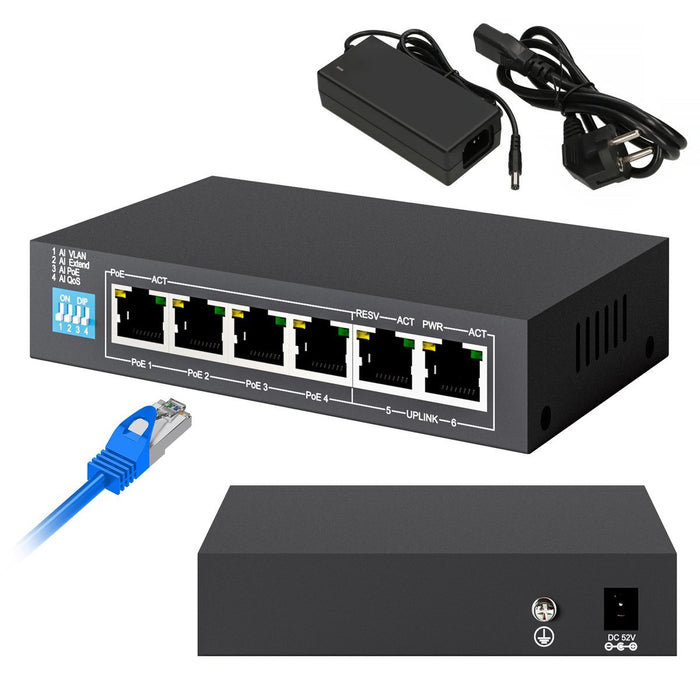 EAN 5903148914305 - Extralink EX.14305 switch No administrado L2 Gigabit Ethernet (10/100/1000) Energía sobre Ethernet (PoE)  imagen 4