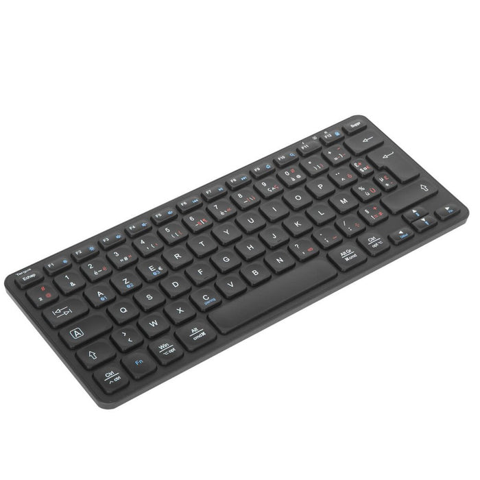 Targus Teclado Multidispositivo Compact Antimicrobiano Inalámbrico Bluetooth 5.1 Francés Negro