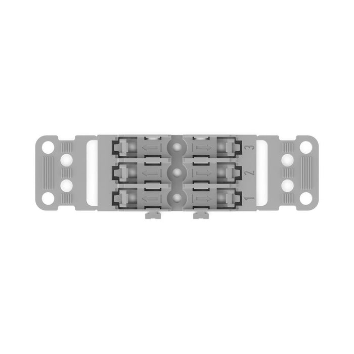 Wago 221-2503 Befestigungsadapter Mit Zugentlastung, 3-Fach