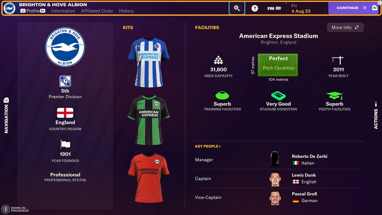 EAN 5055277052271 - SEGA Football Manager 2024 Estándar Italiano PlayStation 5 imagen 4