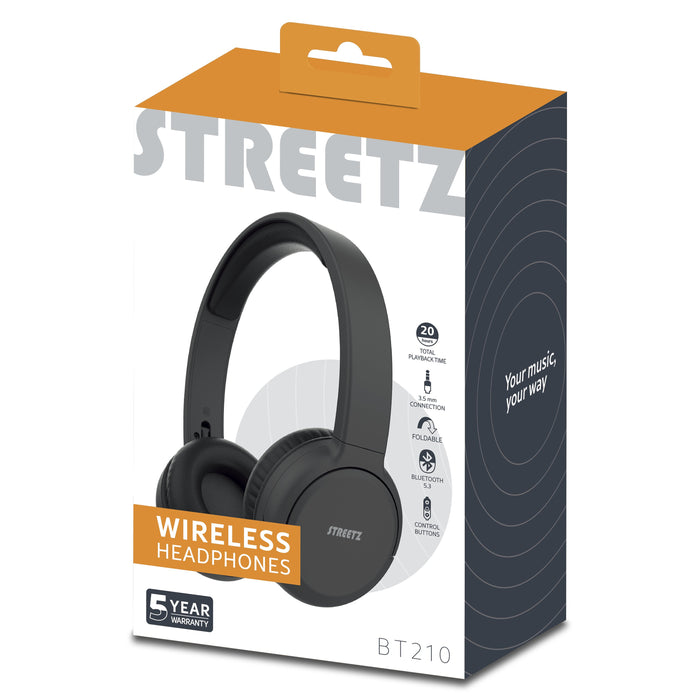 EAN 7333048068118 - Streetz BT210-BLK auricular y casco Auriculares Inalámbrico y alámbrico Diadema Llamadas/Música Bluetooth imagen 11
