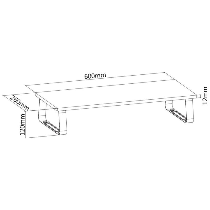 Soporte De Escritorio Universal Techly En Acero Para Monitor Portátil 12cm
