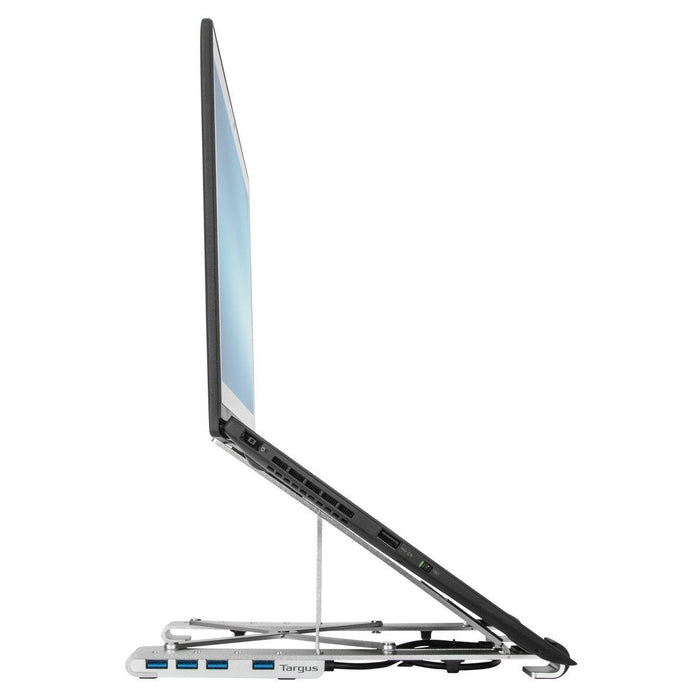 Soporte Para Portatil Targus Con Hub Integrado 4x Usb- A Plata