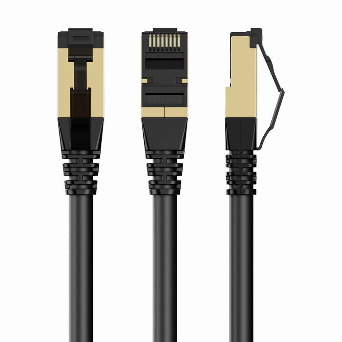 EAN 8716309119771 - Gembird PP8-LSZHCU-BK-0.25M cable de red Negro 0,25 m Cat8 S/FTP (S-STP) imagen 1