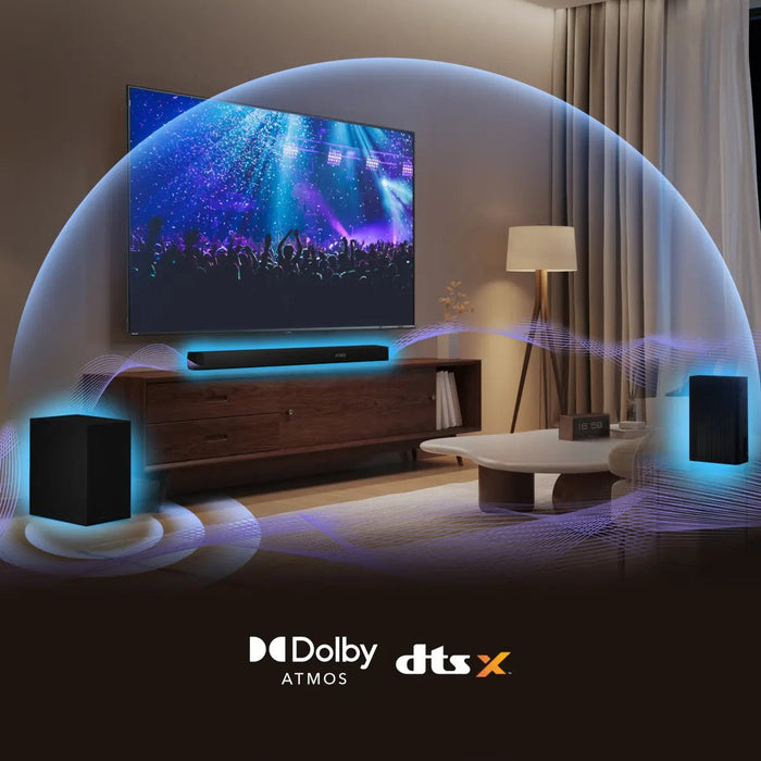 Barra Sonido Hisense Ax5100q 5.1 580w Dolby Atmos Hdmi Earc Bt 5.3