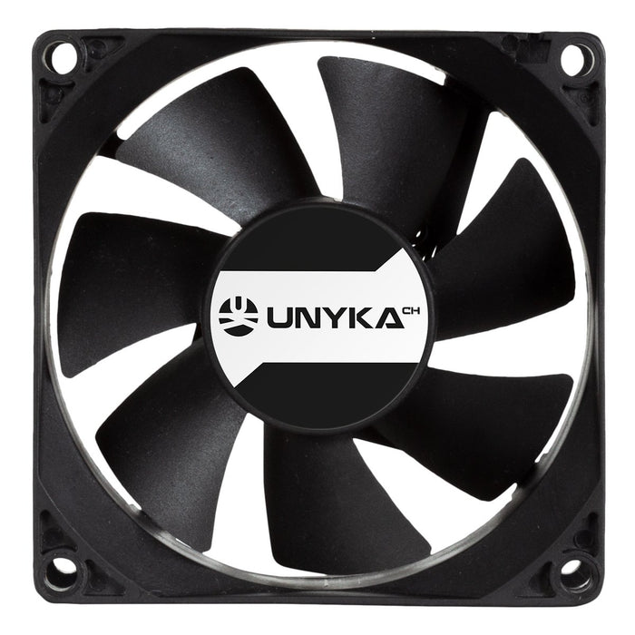EAN 6940533543503 - UNYKAch 80.80.25 sistema de refrigeración para ordenador Carcasa del ordenador 8 cm Negro imagen 2