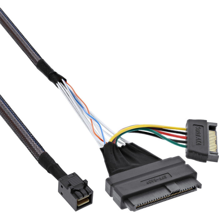 EAN 4043718267514 - InLine 29620A cable de SATA 0,5 m SFF-8087 Negro imagen 1