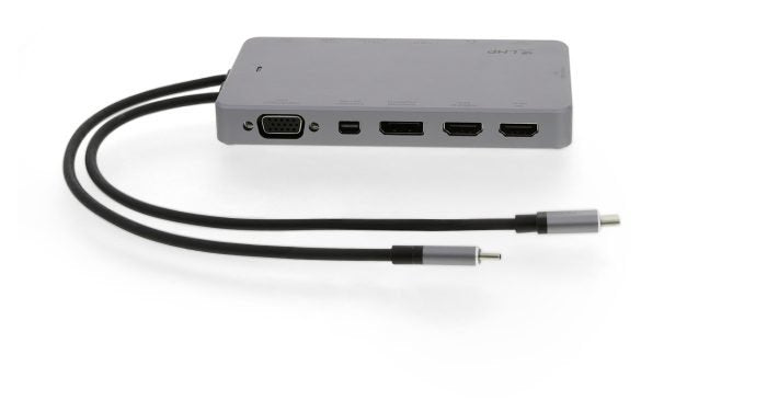 EAN 7640113434816 - LMP Display Dock 2 Alámbrico USB 3.2 Gen 1 (3.1 Gen 1) Type-C Gris imagen 2