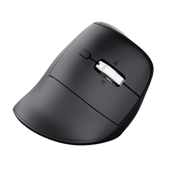 Ratón Vertical Inalámbrico Trust Vyran 26107 Batería Recargable Hasta 3200 Dpi