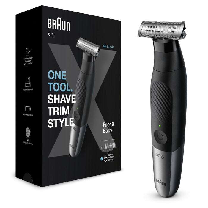 Afeitadora Braun Wet And Dry Serie X Xt5100 Con Batería 6 Accesorios