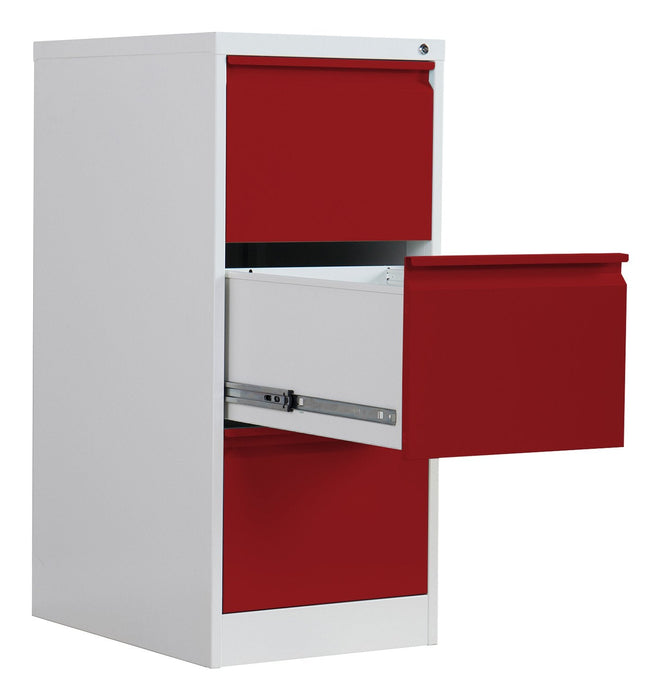 Phoenix Safe Hängeregimraturschrank 3 Schubladen Rot
