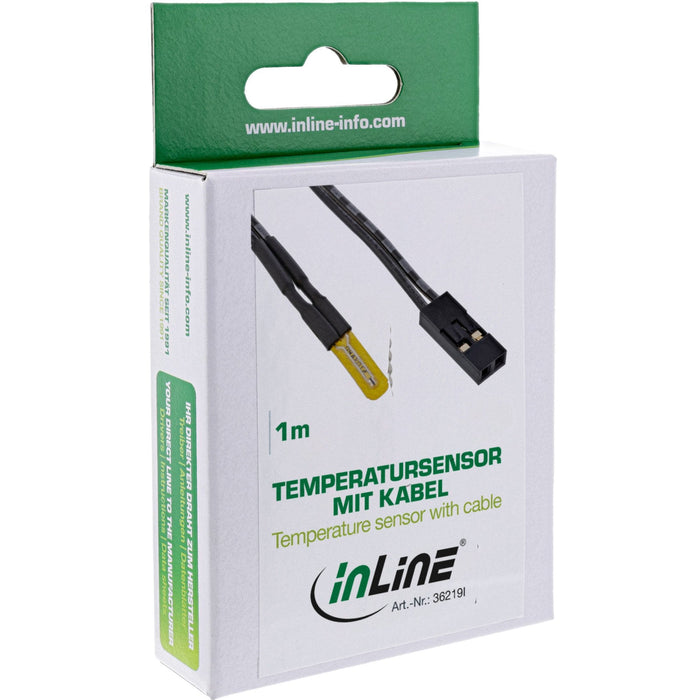 Sonda/Sensor De Temperatura Inline Universal De 2 Pines Con Cable De 1 M