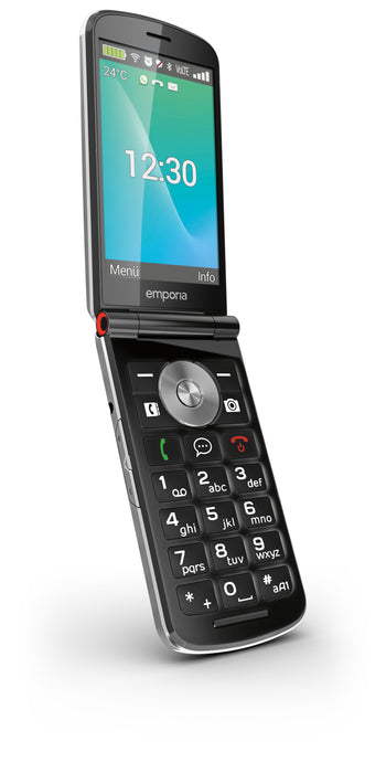 EAN 9005613168780 - Emporia emporiaTOUCHsmart.3 8,81 cm (3.47") 150 g Negro Teléfono para personas mayores imagen 26
