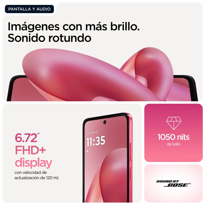 Motorola Moto G57 Power 17,1 Cm (6.72") Sim Doble Android 16.0 5g Usb Tipo C 12 Gb 256 Gb 7000 Mah Rosa