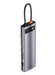 EAN 6953156205949 - Baseus Metal Gleam Series 11-in-1 Alámbrico USB 3.2 Gen 1 (3.1 Gen 1) Type-C Gris imagen 1