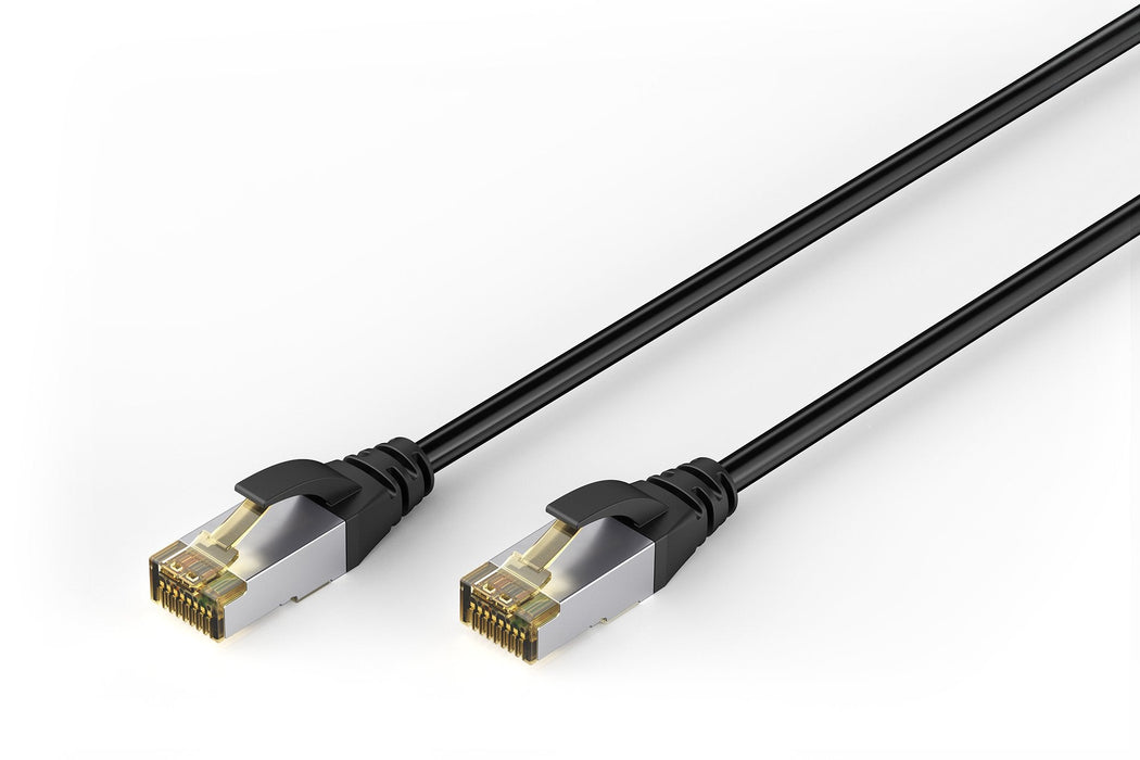Cable De Red Digitus Cat 6a S/Ftp Outdoor 1m, Negro