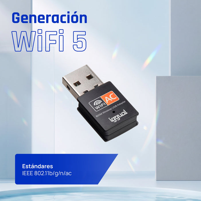 EAN 8435364320471 - iggual IGG320471 adaptador y tarjeta de red WLAN 600 Mbit/s imagen 6
