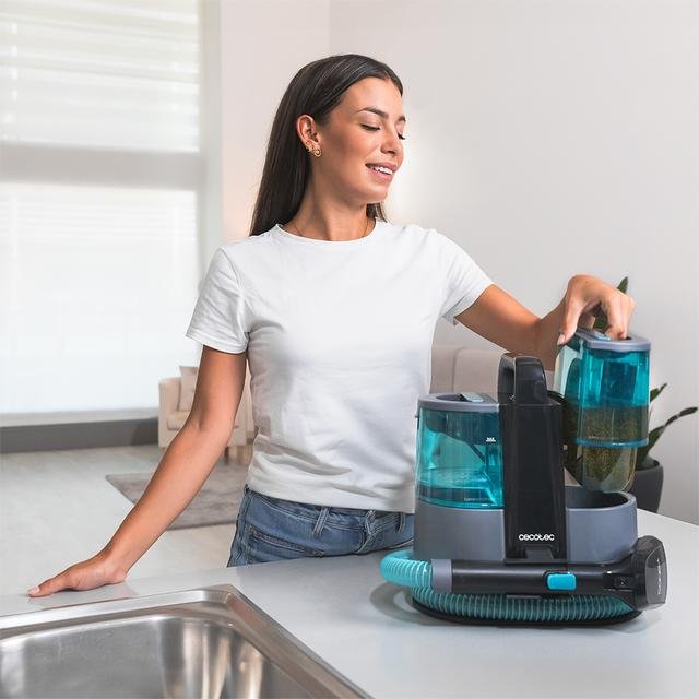 EAN 8435484084253 - Cecotec Conga 4000 Carpet&Spot Clean XL máquina de limpieza de alfombras De mano Seca y húmeda Gris imagen 7