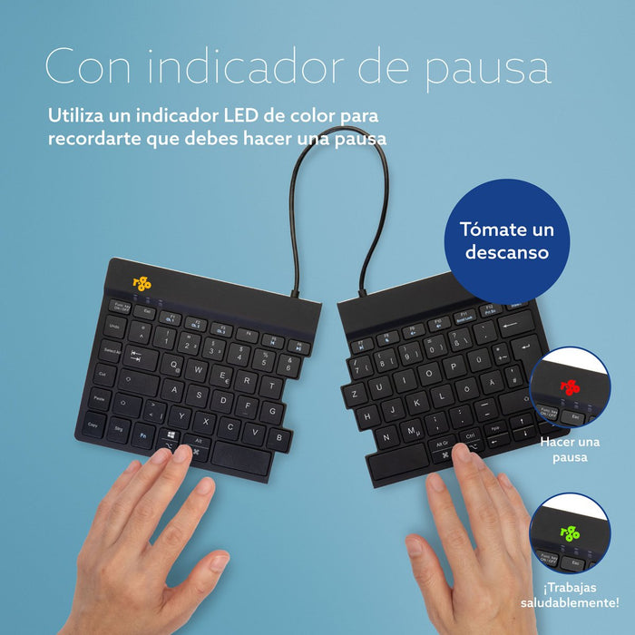 R-Go Split Break Ergonomic - Teclado Qwertz [De] Bluetooth B