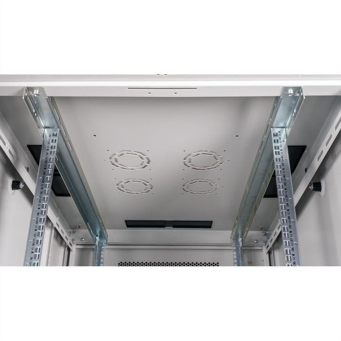 Roline 19-Zoll Serverschrank Basic 42 He, 800x1000 Bxt Perforiert Grau