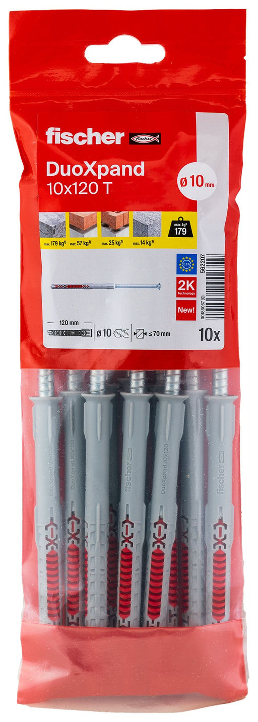 EAN 4048962442359 - Fischer 562207 tornillo de anclaje y taco 10 pieza(s) imagen 1