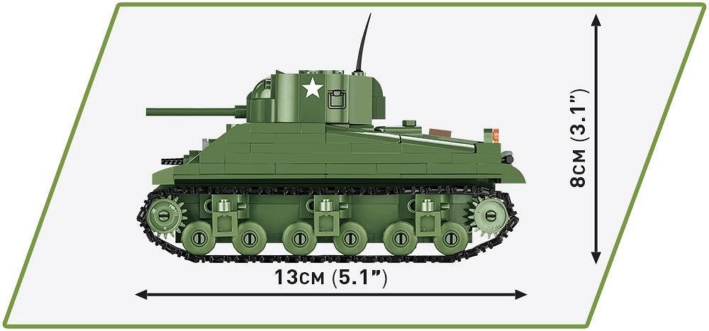 Klocki Sherman M4a1