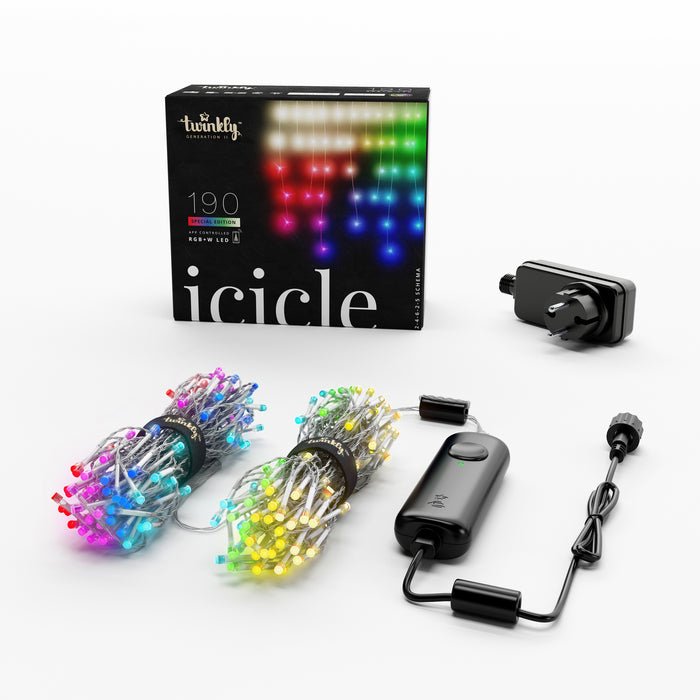 Carámbanos Led Inteligentes Twinkly 190 Rgb 5x0,7m