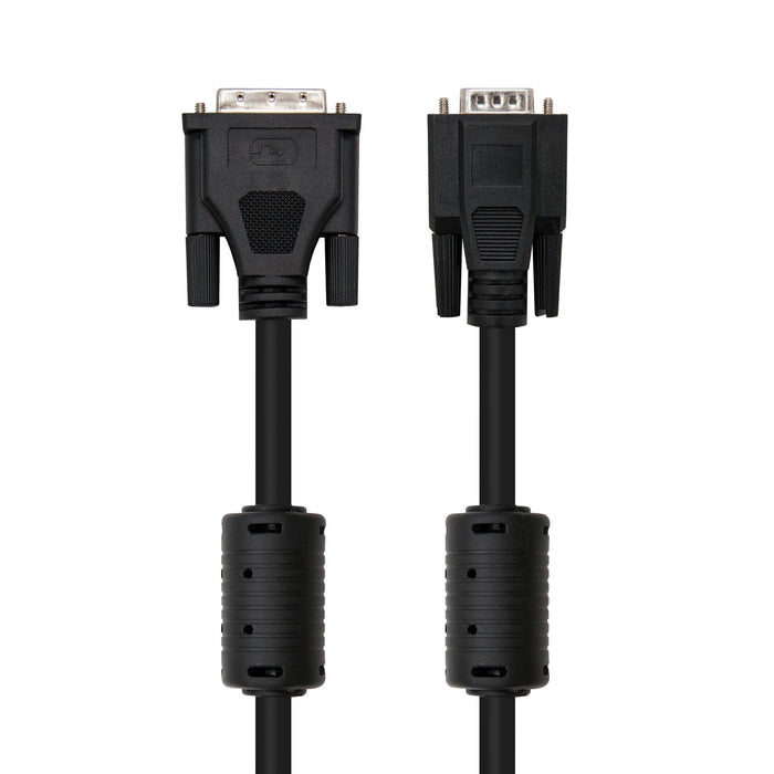 EAN 8433281000759 - Nanocable DVI - VGA, 3m VGA (D-Sub) Negro imagen 2