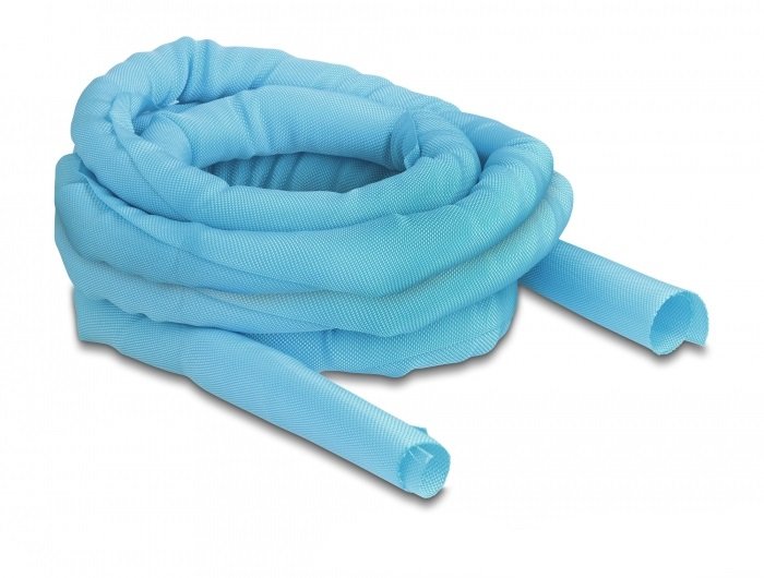 Delock Manguera De Tela Con Cierre Automático Resistente Al Calor 2 M X 25 Mm Azul