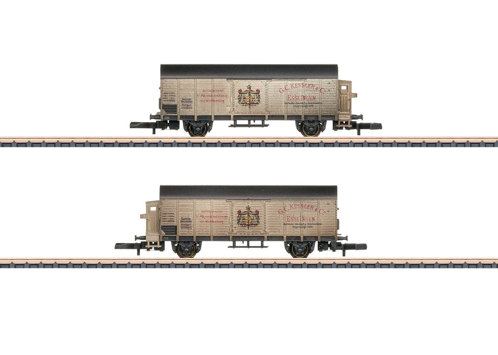 Märklin 82553 Z 2er-Set Gedeckte Vagón De Mercancías Kessler Sekttransport Der Drg