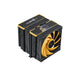 EAN 6933412728641 - DeepCool AK620 Zero Dark Zoria Procesador Refrigerador de aire 12 cm Negro, Amarillo 1 pieza(s) imagen 3