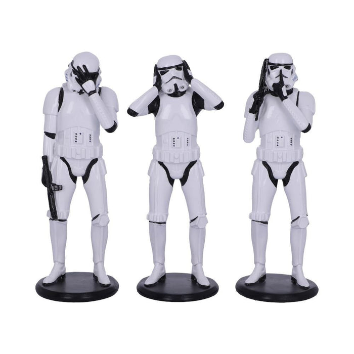 Figura - Tres Stormtroopers Sabios  14 Cm
