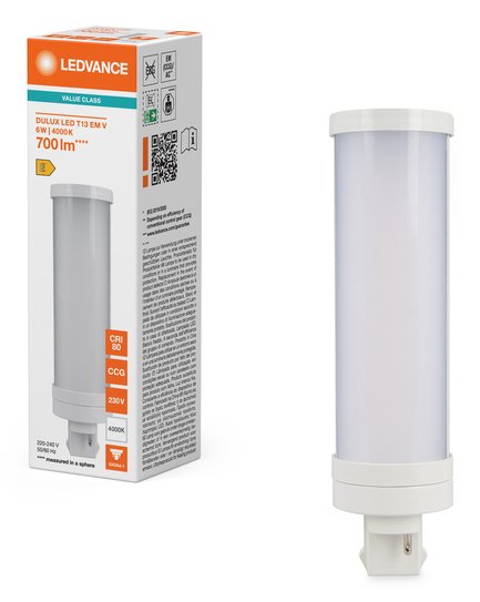 Osram Dulux T13 Em V 6w 840 Gx24d-1 Led 700 Lm 4000 Gx24d-1