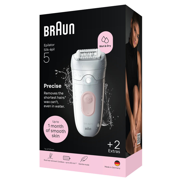 EAN 8700216963015 - Braun Silk-epil 5 SE 5-011 28 pinzas Blanco imagen 4