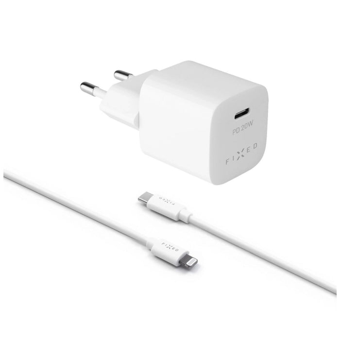 EAN 8591680137732 - FIXED FIXC20M-CL-WH cargador de dispositivo móvil Universal Blanco Corriente alterna Carga rápida Interio imagen 2