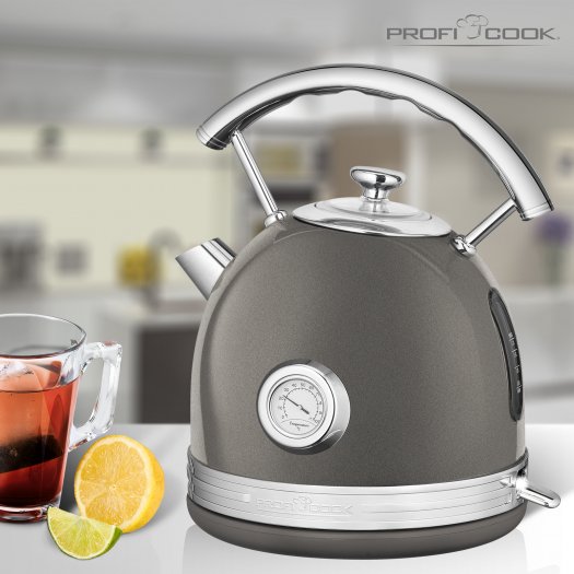 EAN 4006160119213 - ProfiCook PC-WKS 1192 tetera eléctrica 1,7 L 2200 W Antracita, Plata imagen 2
