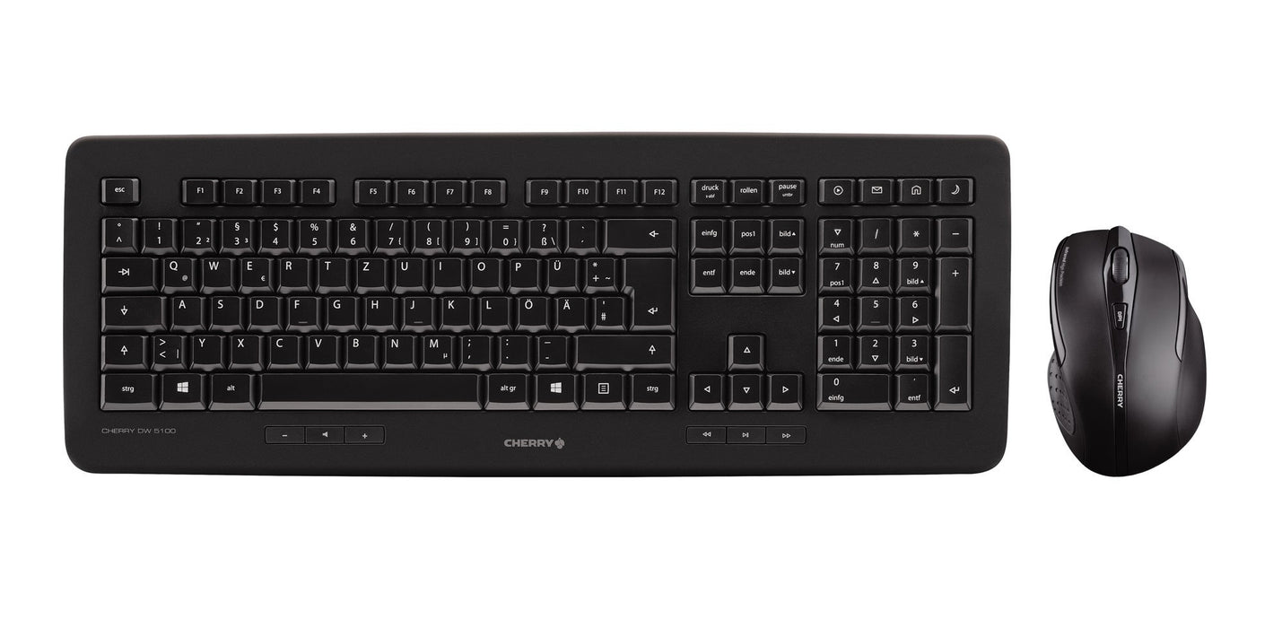 EAN 4025112087554 - CHERRY DW 5100 teclado Ratón incluido Universal RF inalámbrico Inglés de EE. UU. Negro imagen 1